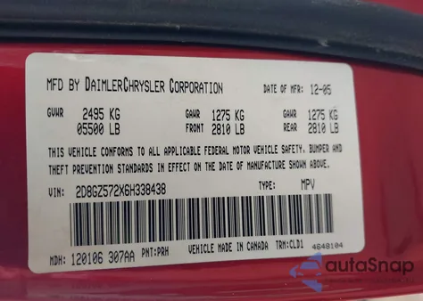 2006 Dodge Magnum Rt from USA, damaged, VIN 2D8GZ572X6H338438